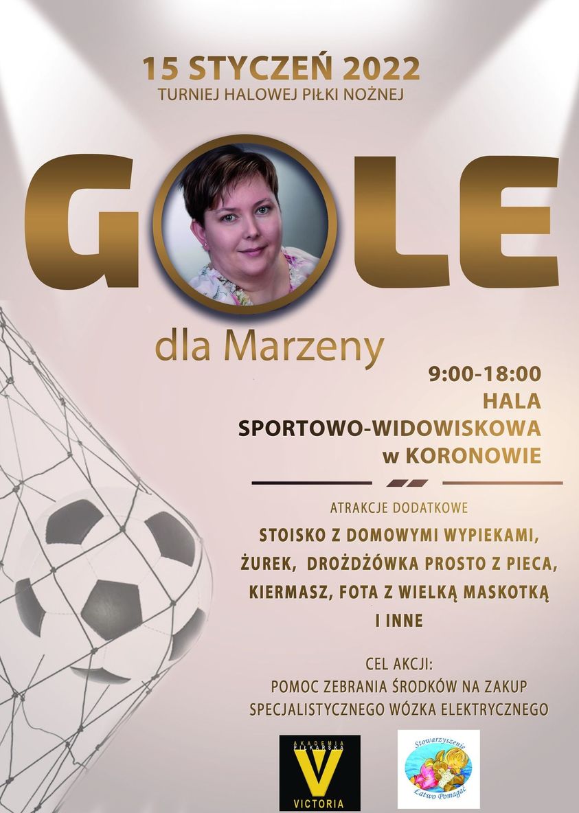 Turniej Halowej Piłki Nożnej Gole dla Marzeny