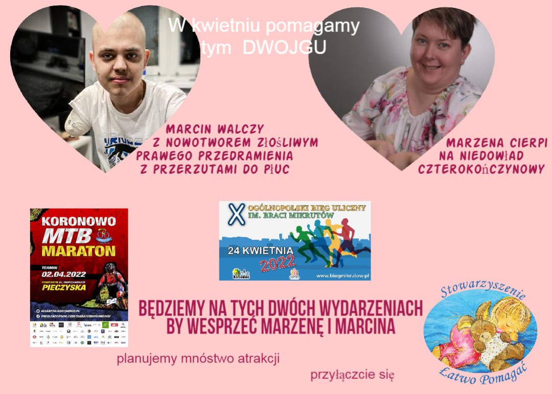 Pomagamy podczas X Ogólnopolskiego Biegu Ulicznego im. Braci Mirutów i Koronowo MTB Maraton