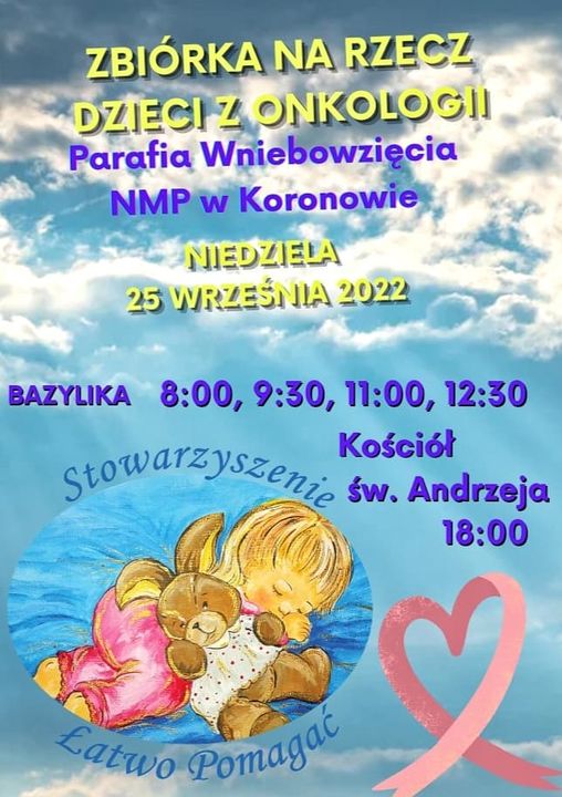 Podsumowanie zbiórki w Parafii Wniebowzięcia NMP w Koronowie