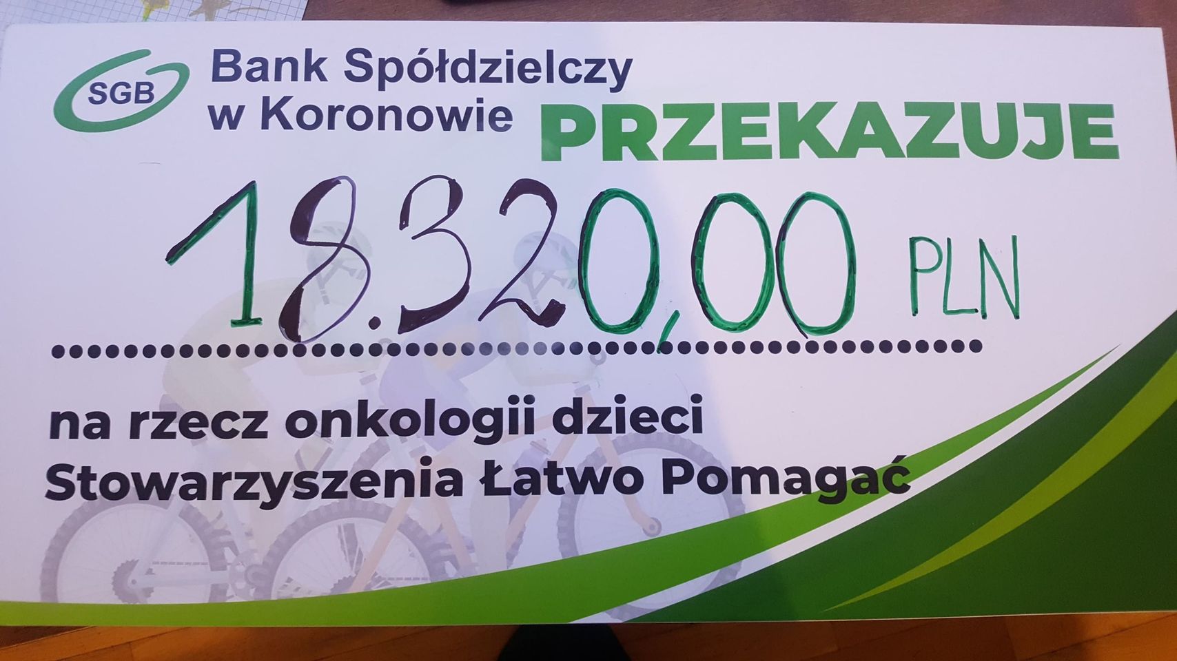 Wsparcie od BS w Koronowie